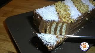 Mattoncino Nutella e Baileys Ricetta Facile e Veloce - Brick Cake Nutella & Baileys Fast Easy Recipe