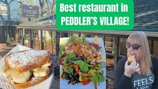 Trying the BEST restaurant in Peddler's Village - FRESCAFE Food Co! Plus, PUMPKIN FUDGE!