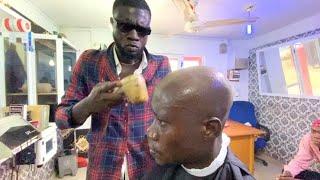 THE ANGRY BARBER  ( EPISODE 1)              OFFICIAL LEILA, YELLOW MAN AND ABANA   