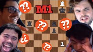 Grandmasters BLUNDERING MATE IN 1 compilation!!