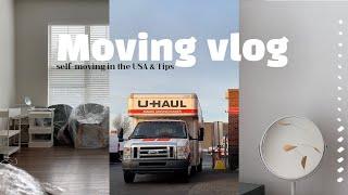 Moving Vlog  | Self-Moving & Packing Tips in the USA | Two-Bedroom Apartment | JJU in Boston