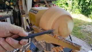 Bowl turning with homemade karbide CIO cutter