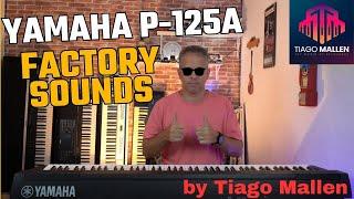 Yamaha P-125 (Factory sounds) by Tiago Mallen #yamahap125 #tecladista #piano