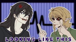 Looking like this // Jeff the killer & Ben Drowned // Creepypasta // animation meme