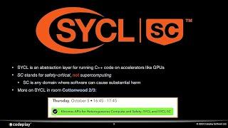 The Absurdity of Error Handling: Finding a Purpose for Errors in Safety-Critical SYCL - Erik Tomusk