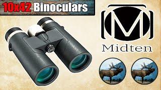 MidTen HD 10x42 Outdoor Binoculars Waterproof - With Phone Adaptor & Tripod - #binoculars #outdoor