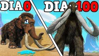 O FRACO E PEQUENO MAMUTE EVOLUIU PARA O GIGANTE KAIJU BEHEMOTH! 100 DIAS ARK