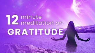 A 12-Minute Guided Gratitude Meditation To Shift your Energy!