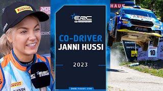 How to become a rally co-driver: Janni Hussi