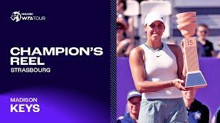 Madison Keys cruises to Strasbourg title 