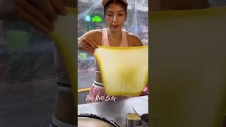Special roti with eggs -Thai Street Food #shorts