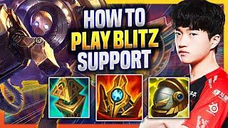 LEARN HOW TO PLAY BLITZCRANK SUPPORT LIKE A PRO! | T1 Keria Plays Blitzcrank Support vs Thresh!  Sea