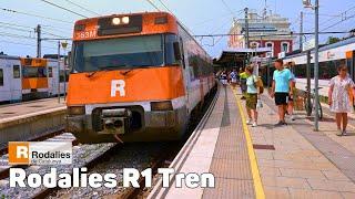 R1 Train - Localities of Catalonia - Full trip