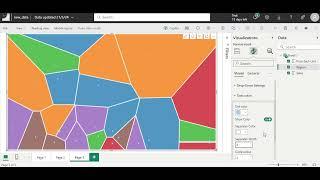 Voronoi Diagram Chart by Office Solution