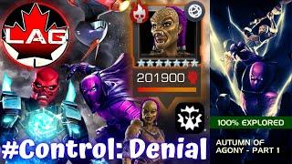 Autumn of Agony Jabari Panther Control: Denial Objective x3 Different Solos! Prowler/Skull/FAM! MCOC