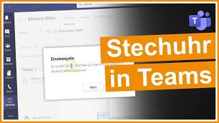 Zeiterfassung in Microsoft Teams (mit dieser versteckten Funktion)