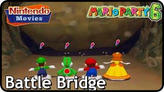 Mario Party 6 - Battle Bridge (2 Players, Luigi vs Yoshi vs Mario vs Daisy)