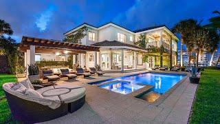 $12,000,000! Stunning One of A Kind Waterfront Estate with a large backyard in Hallandale Beach FL