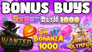 *BONUS BUYS* SWEET BONANZA 100 | SUGAR RUSH 1000 | WANTED & MORE LOOKING FOR A BIG WIN FROM SLOTS