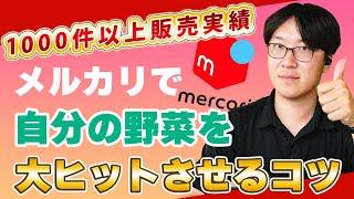 【フリマサイトで1000件以上売り上げた方法を伝授！！】小さな農家必見！通販成功への最初の一歩