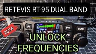 RETEVIS RT95 - UNLOCK FREQUENCIES - CHANGE COUNTRY