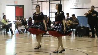 The Genaille Girls doing the Red River Jig - Asham Stompers