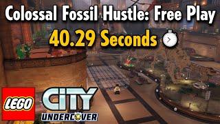 Colossal Fossil Hustle: Free Play in (40.29 Seconds) LEGO City Undercover Speedrun