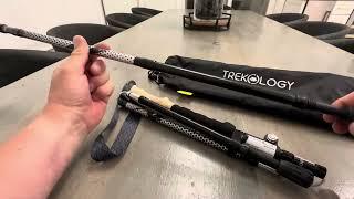 TREKOLOGY Trekking Poles Collapsible Nordic Hiking Pole Review