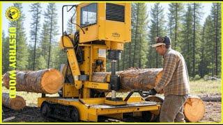 Fastest Biggest Firewood Processing Machine Technology | Firewood Processor #36