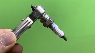 Don't throw away your old SPARK PLUG! DIY TechTrends will turn it into a simple Soldering Iron