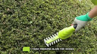 Garden Gear 3.6V Cordless Lithium-ion Trimming Shears with Extension Handle