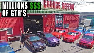 DRIVING A $200,000 ULTRA RARE R34 GTR AT GARAGE DEFEND!