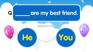 Pronoun Quiz | Uses of Pronoun | Learn English for Kids | Quiz Time