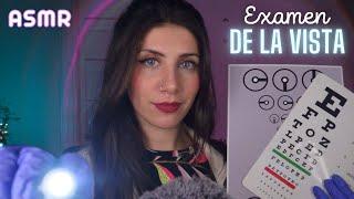 ASMR • Examen de la VISTA pero ORBITAL - Roleplay Médico