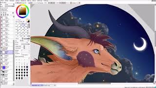 Fireflies - Bust Commission Speedpaint