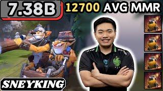 NEW PATCH 7.38b - Sneyking TECHIES Hard Support Gameplay 20 ASSITS - Dota 2 Support