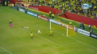 Golazo de Marcos Caicedo : Barcelona S.C .2-1 Atletico  Nacional de medellin Copa Libertadores 2017