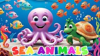20 Sea Animals for kids| Sea Animals Names and Video