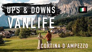 Cortina d'Ampezzo, Heart of the Dolomites | Ups AND Downs of VANLIFE in ITALY