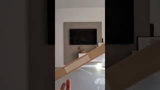 DIY TV Wall Upgrade| TikTok: @interieurfanaad