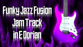 Funky Jazz Fusion Jam Track in E Dorian  Guitar Backing Track