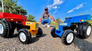 2 Big Tractor Model Unboxing | HMT 3522 & New Holland 3630 | 4WD Farming Die Cast Equipment |