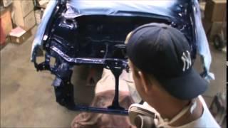 My Civic EV Electric Car Project Part 23 PaintingThe Motor Compartment