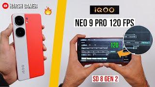 iQOO Neo 9 Pro 120FPS Pubg Test With FPS Meter, Heating & Battery Test | Shocked 