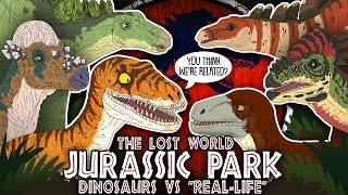 The Lost World: Jurassic Park Movie Dinosaurs Compared To Real Life (ANIMATED)
