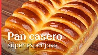 Pan casero súper esponjoso, fácil de hacer y económico, ¡la mejor receta de pan que he hecho!