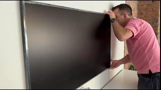 2024 50"Samsung The frame unboxing and wall mounting