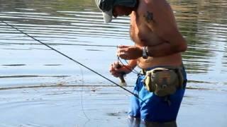 fly fishing on cyprus, tamassos dam..
