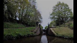 Audlem Wharf to Adderley bottom lock on the Shropshire Union Canal (Time lapse)