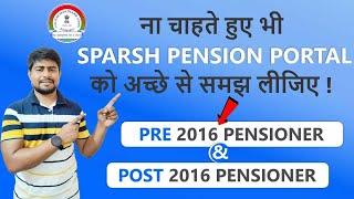 Learn Sparsh Pension Portal | Pre 2016 & Post 2016 Pensioner